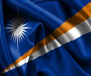 пазл Флаг Маршалловых островов
